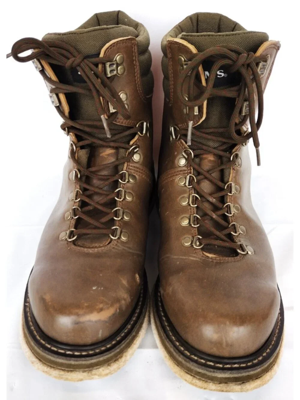 Simms Freestone Fly Fishing Boots Brown Size 13